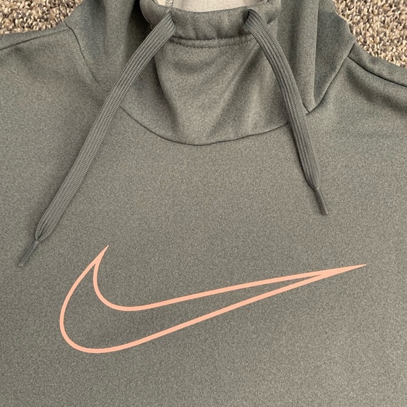 Nike Women's Grey Fleece Pullover Hoodie Size Small - Picture 2 of 7